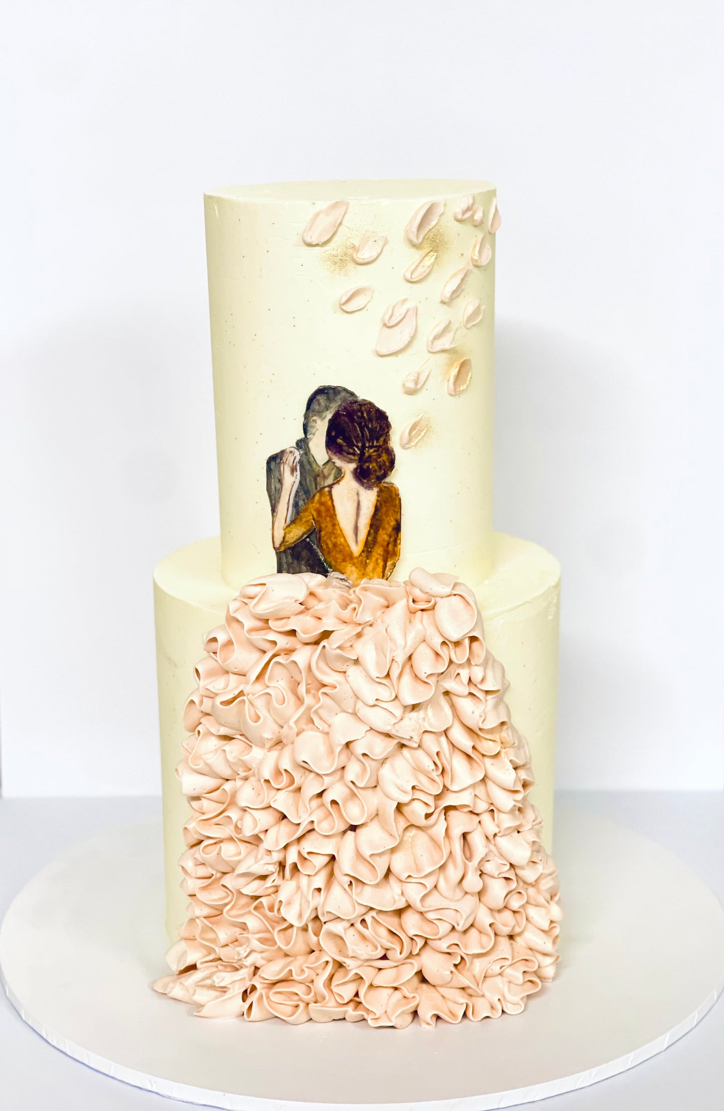 2 Tier Cake - 6 inch + 4 inch tall tiers