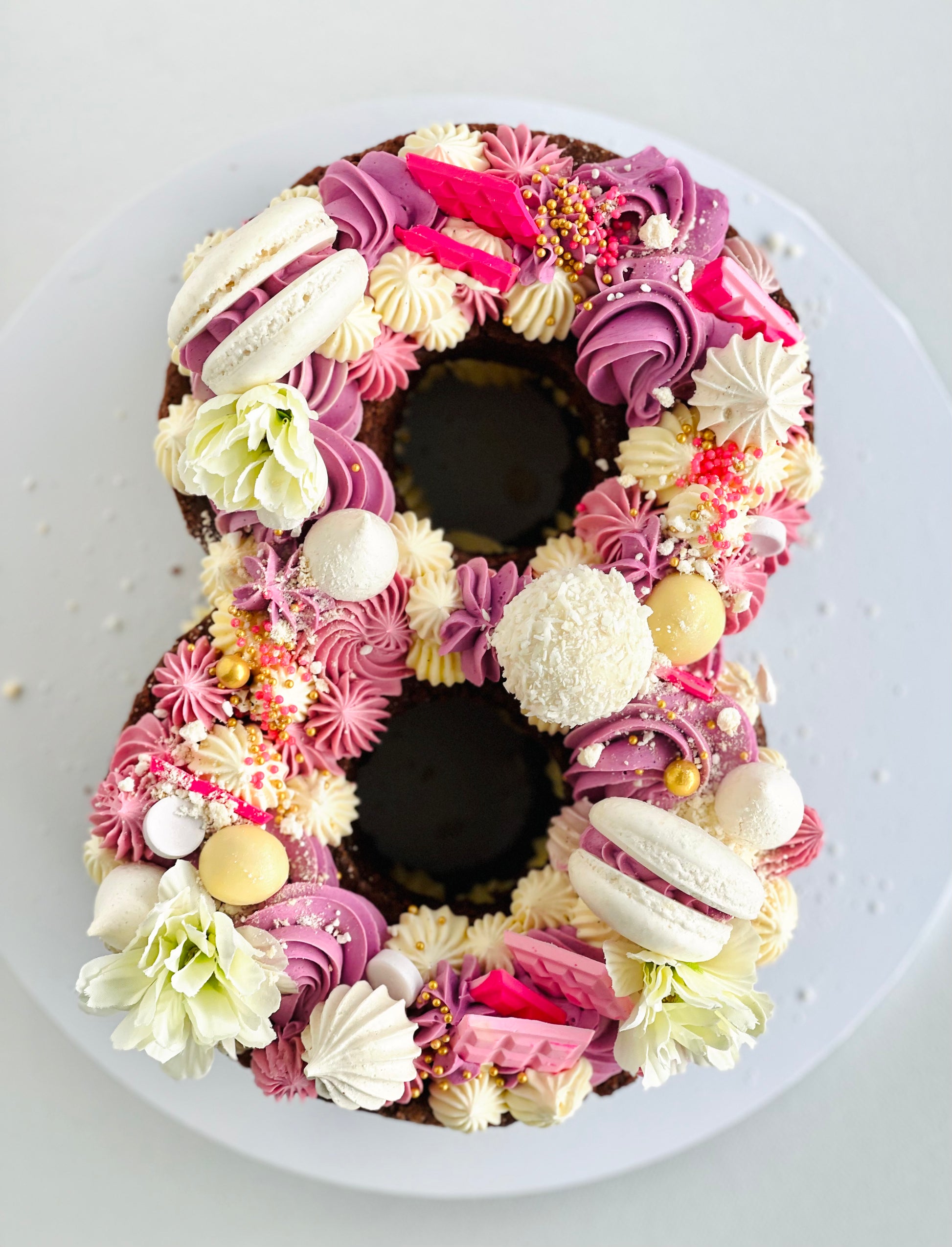 Brisbane birthday number cake