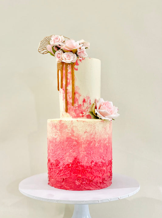 2 Tier Cake - 6 inch + 4 inch tall tiers