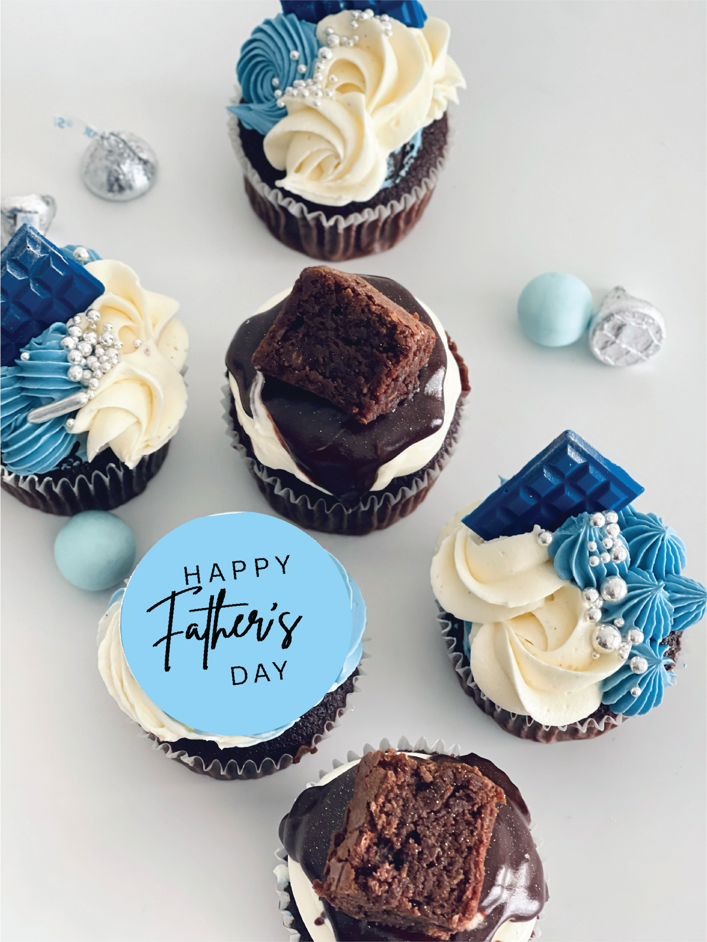 Fathers Day Celebration Cupcakes