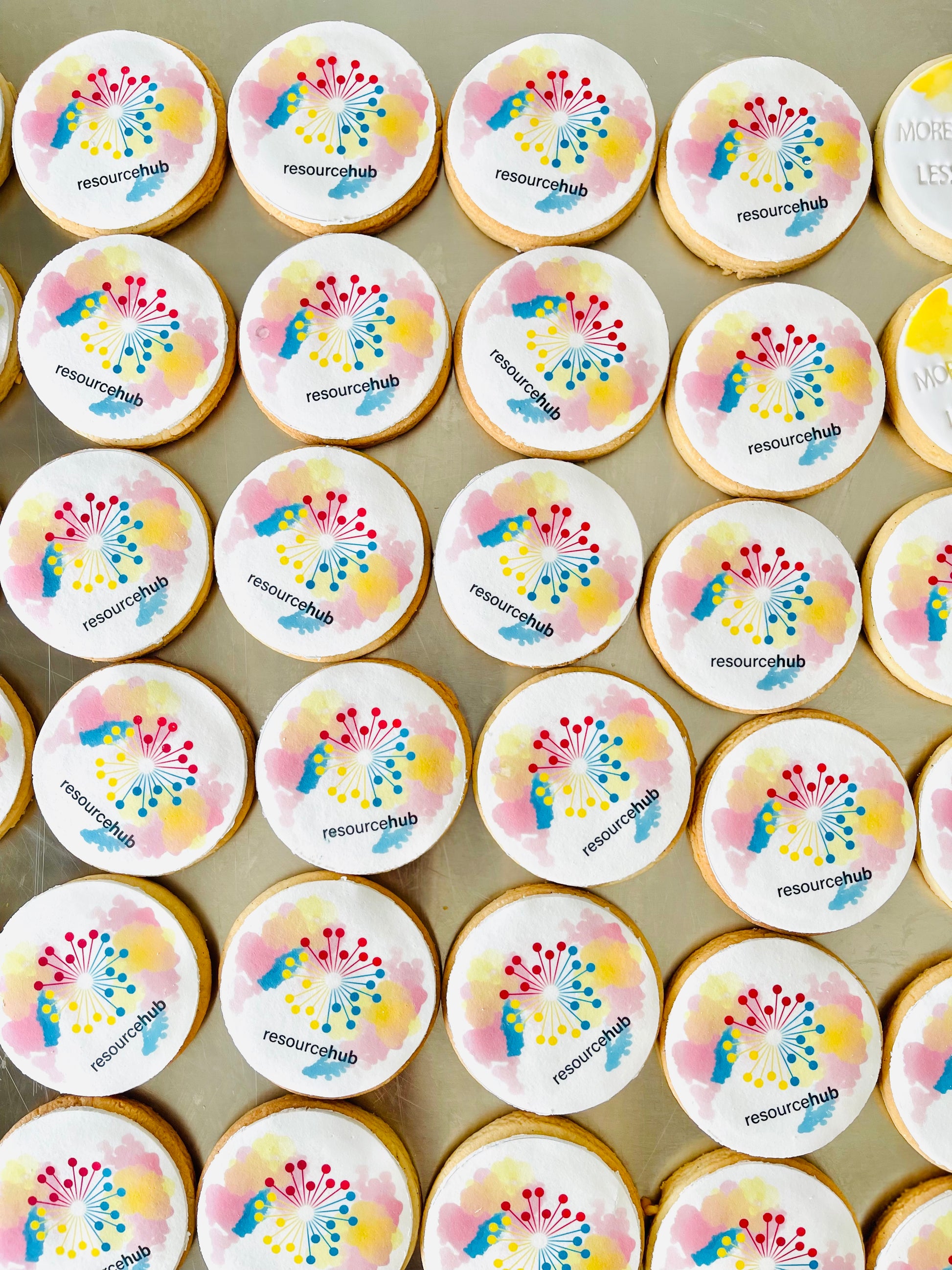 sugar cookies with your business image