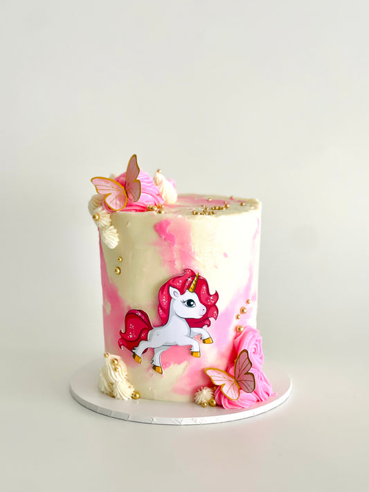 pink unicorn pink cake fit for a birthday princess