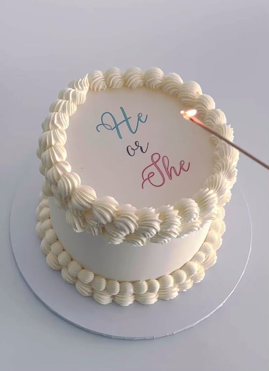 Burn away cake