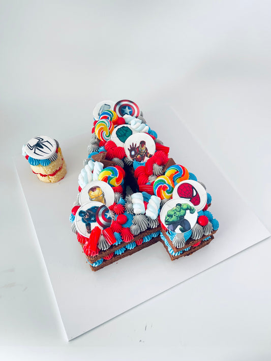 Best selling theme number cake with delivery across Brisbane