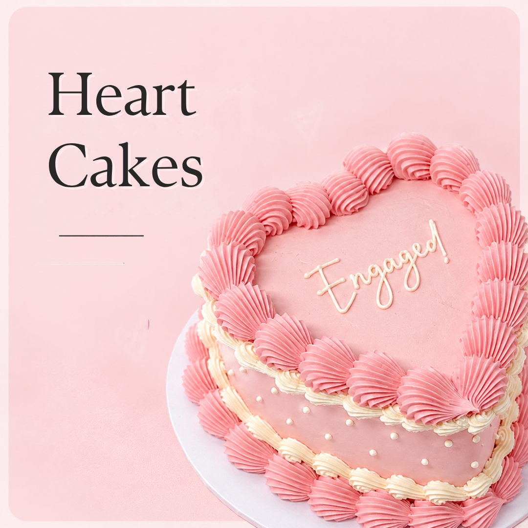 Heart cakes