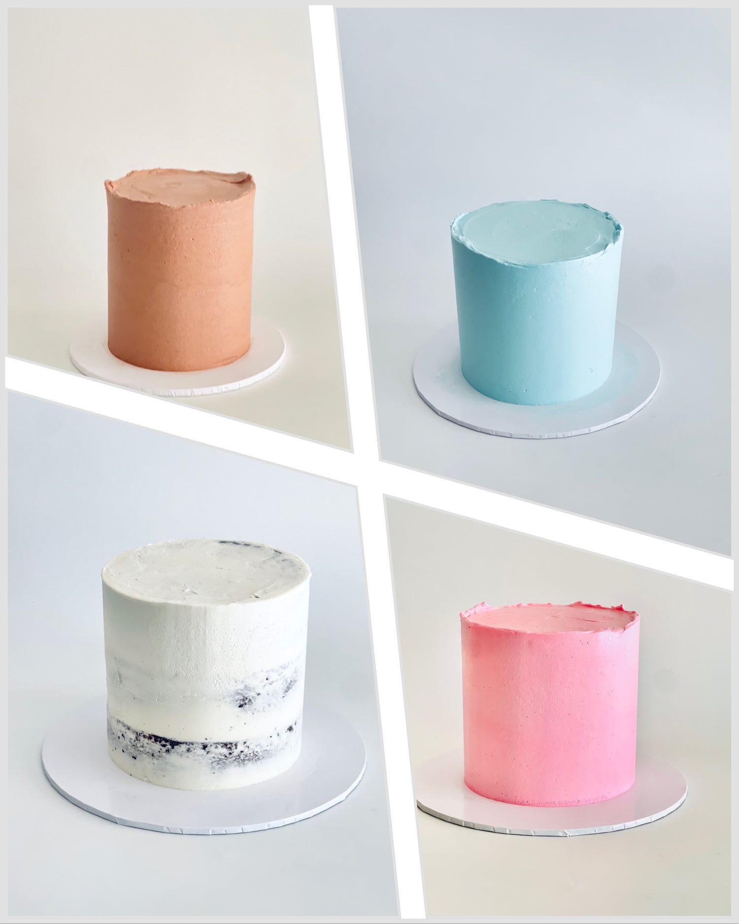 Plain Iced Cakes