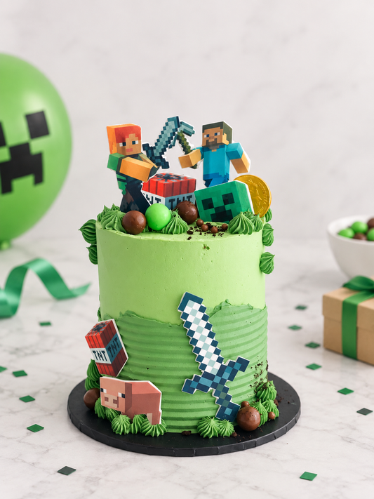 Minecraft cake