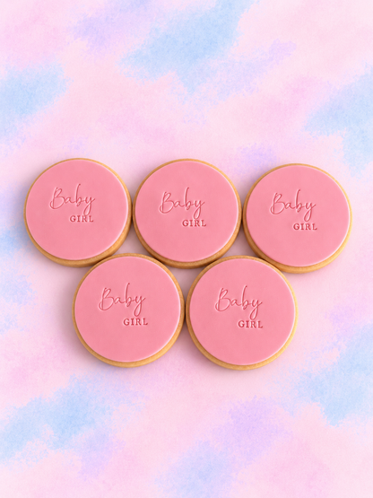 Baby Girl Cookies – Baby Shower Sugar Cookies