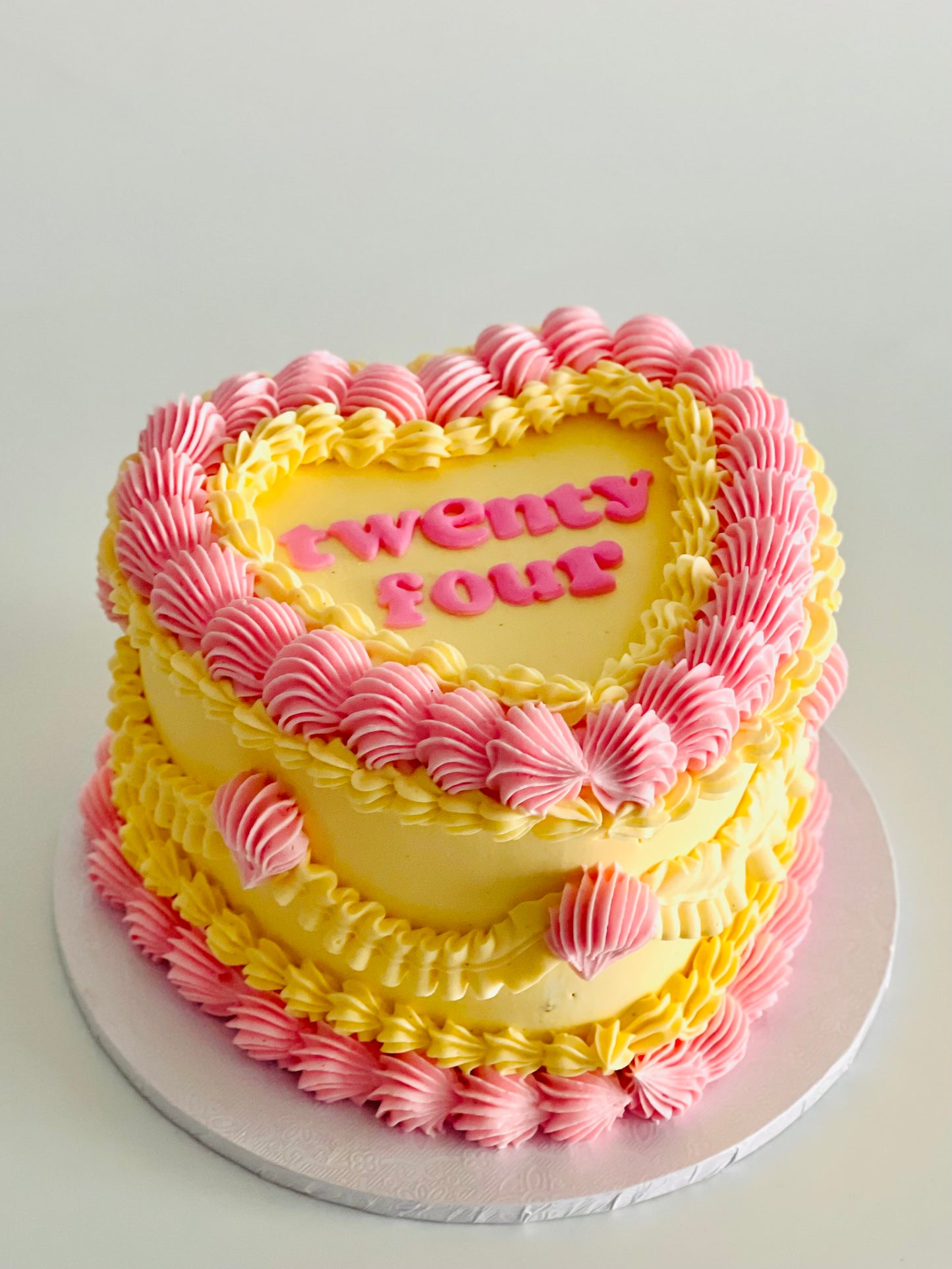 Vintage Heart Cake