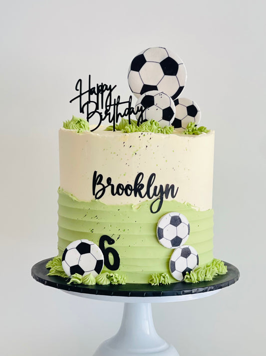 cake for a Soccer or football fan for pick up or delivery across Brisbane