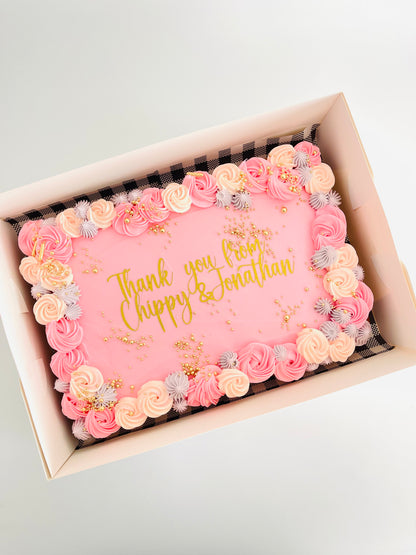 Thank you cake with delivery across Brisbane