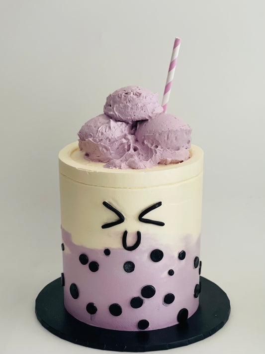 Bobba Bubble tea cake(5" recommended)