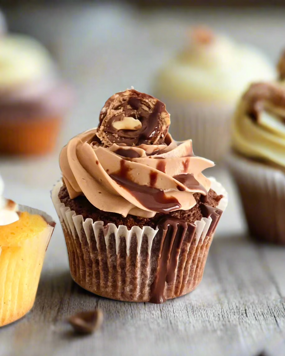 Ferrero Rocher cupcakes