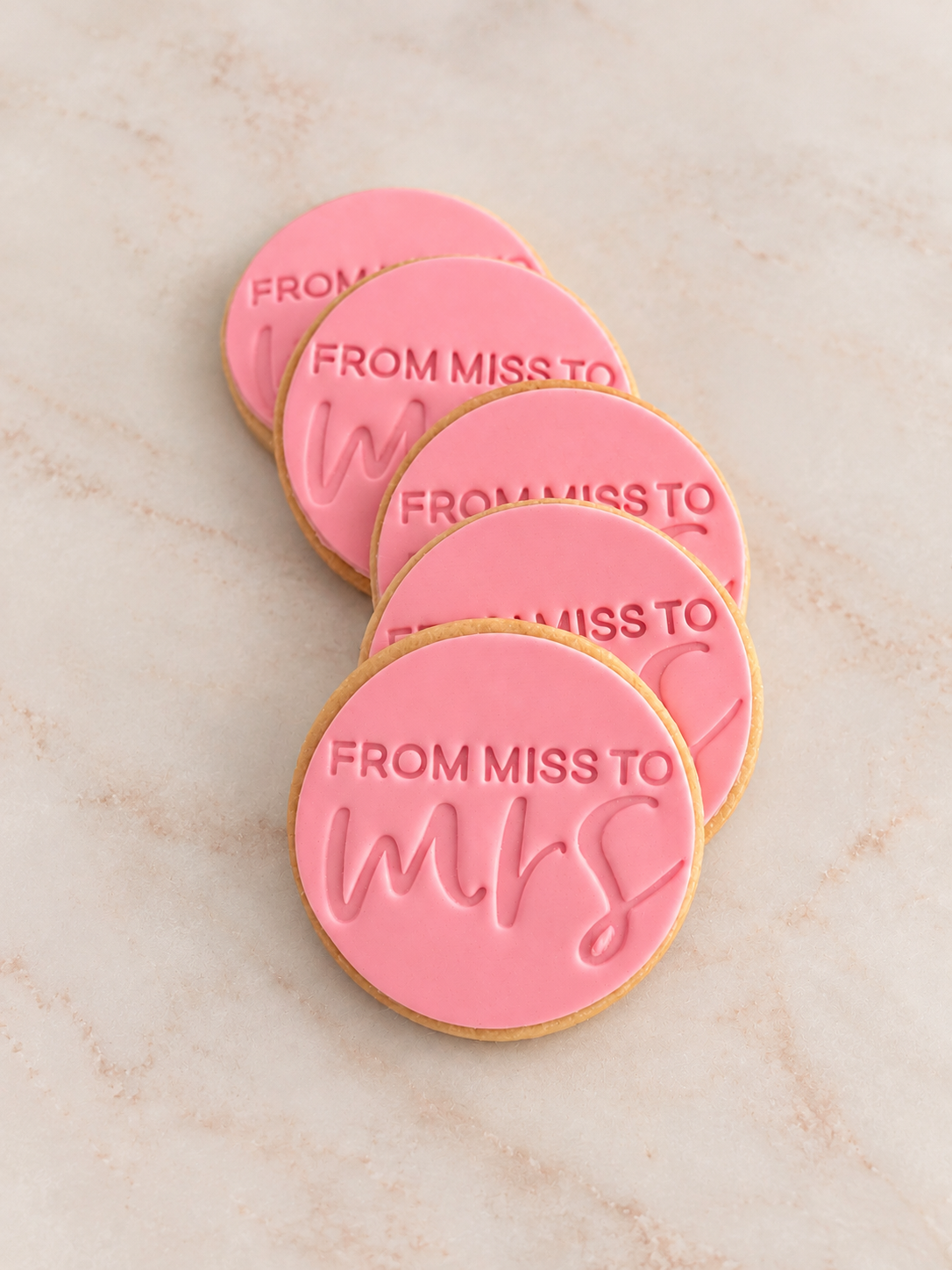 From Miss to Mrs Bridal Shower Cookies