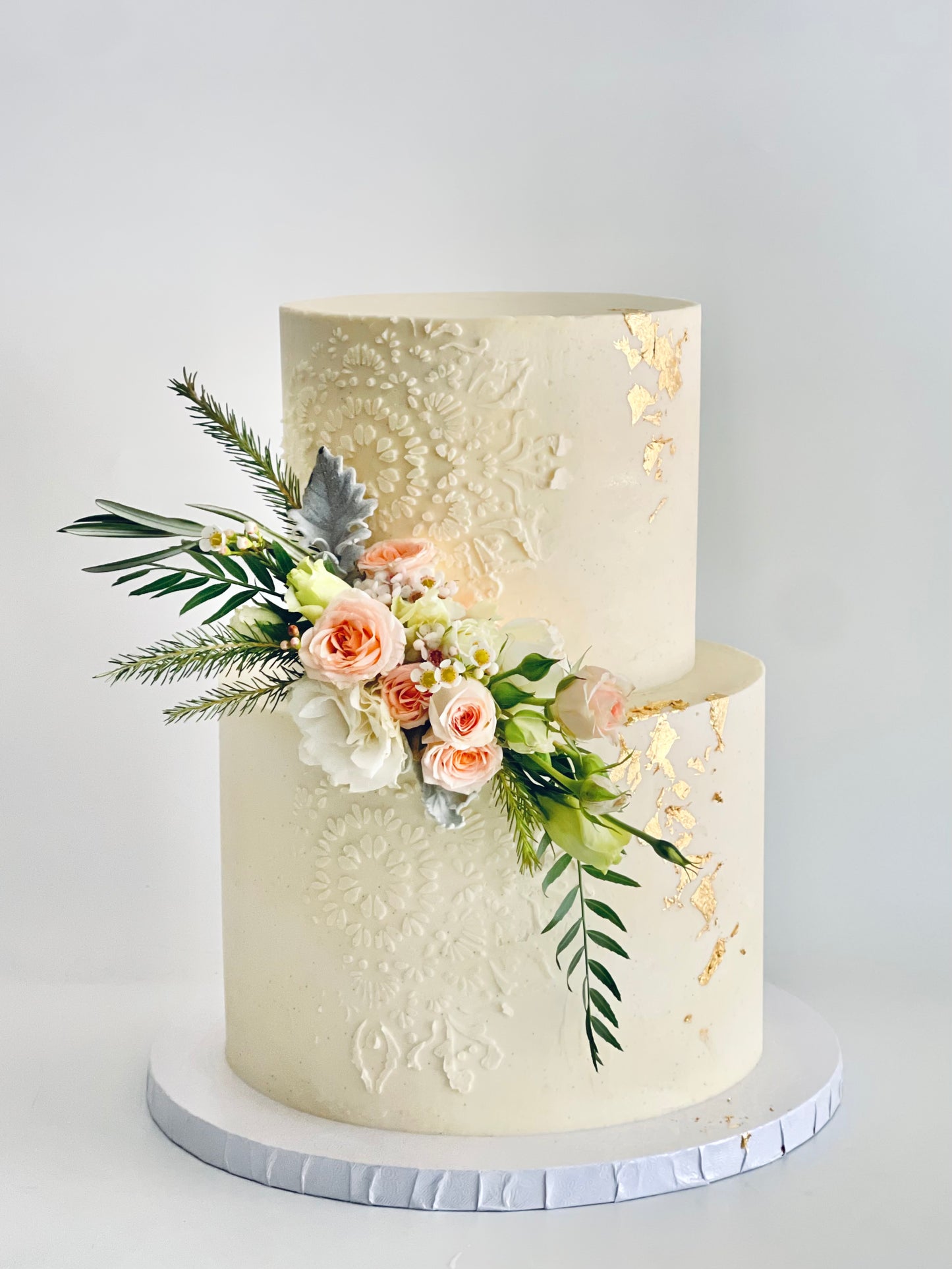 2 Tier Cake - 9 inch + 7 inch tall tiers