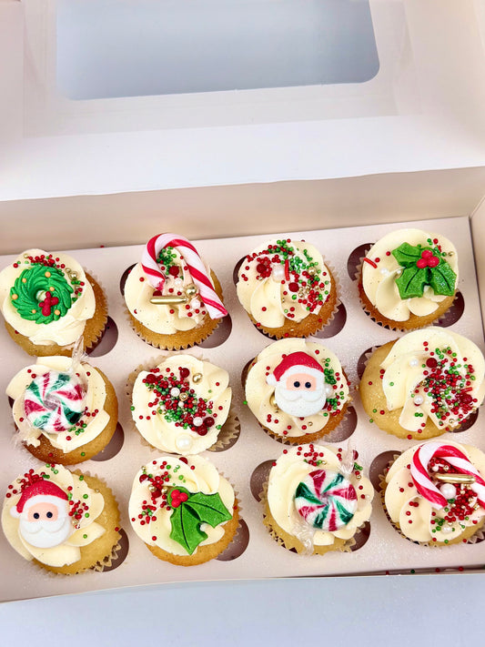 Christmas Mini Cupcakes