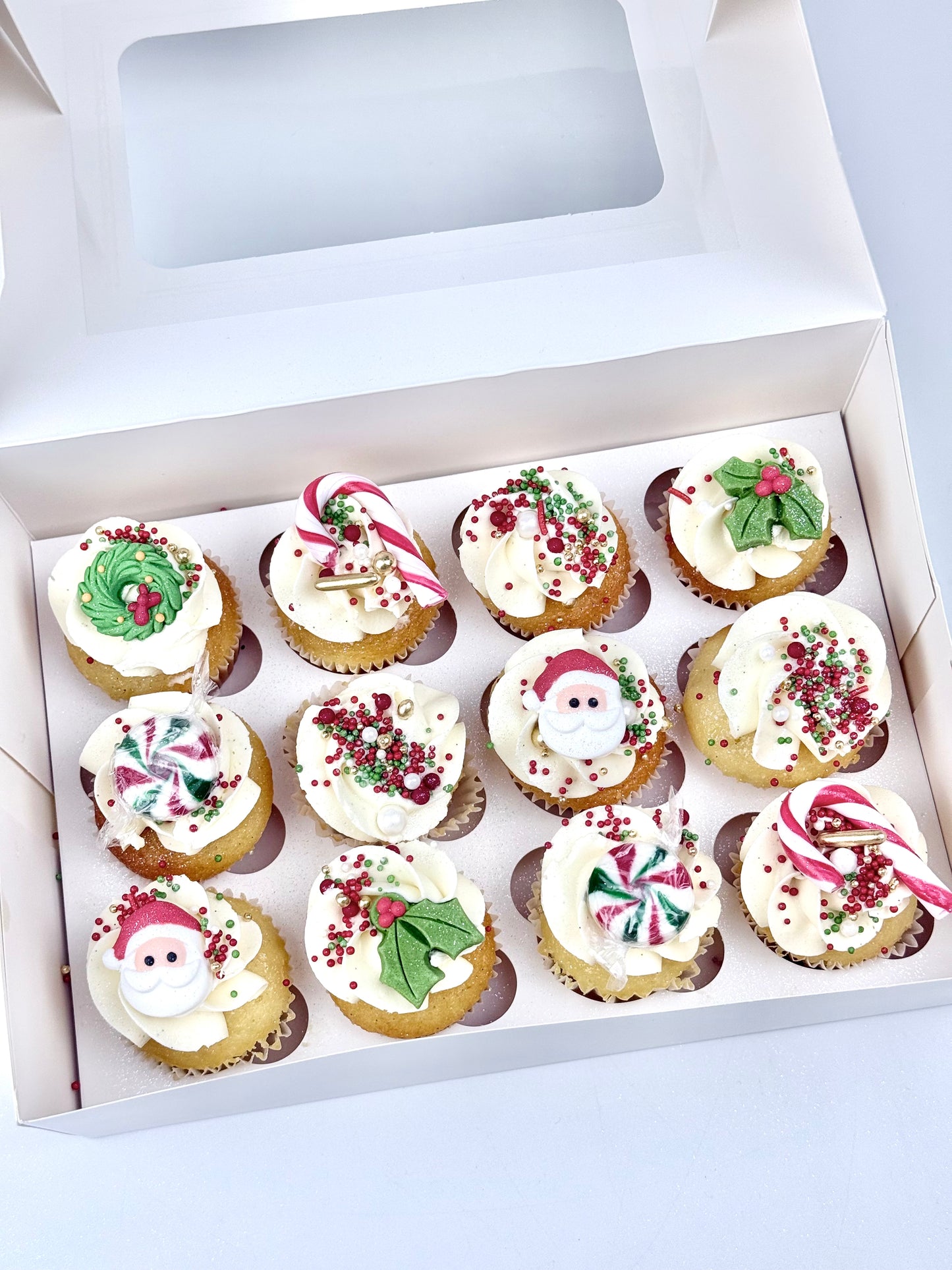 Christmas Mini Cupcakes