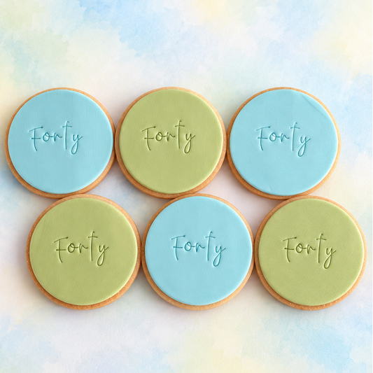 Milestone Birthday Cookies
