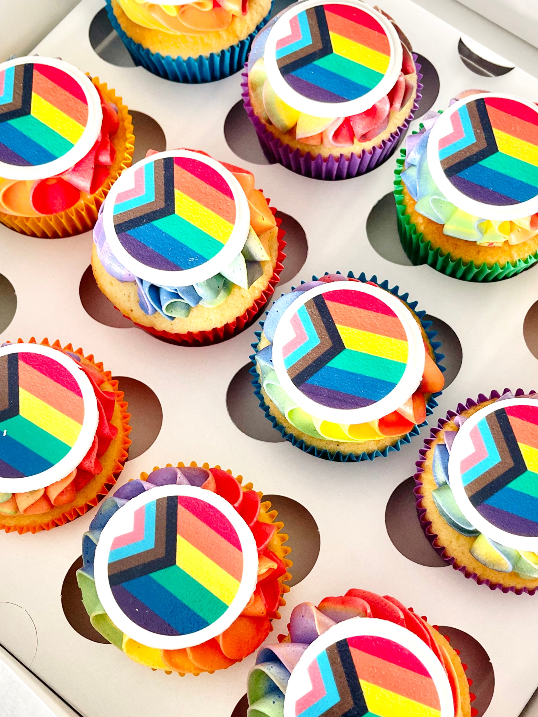 Pride cupcakes Brisbane