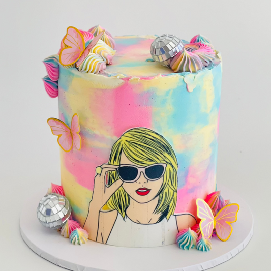 Taylor swift theme cake