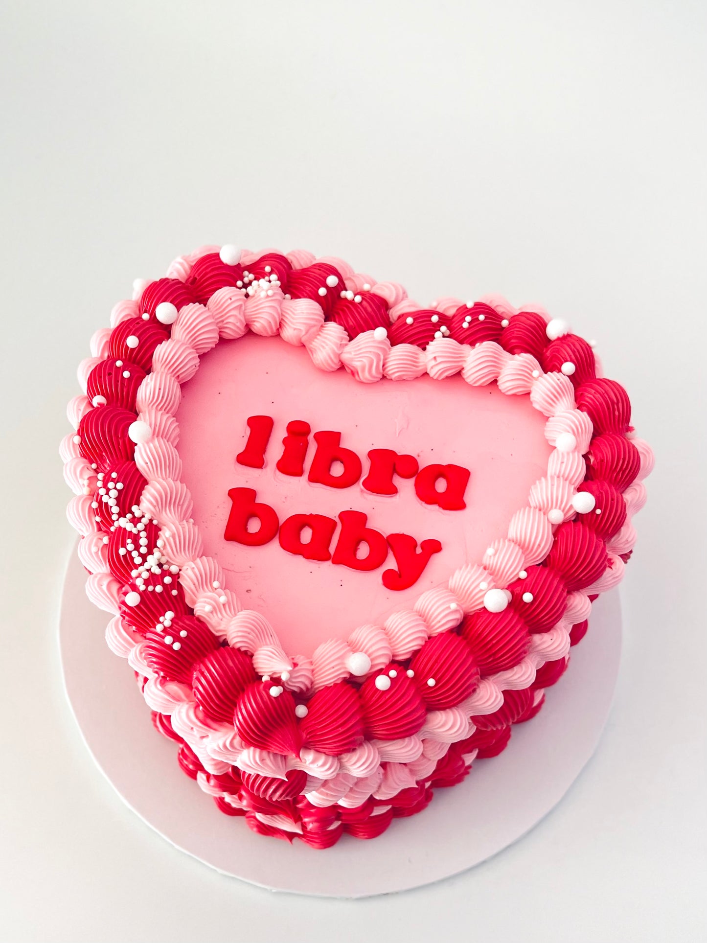 Trending star sign vintage heart cake with pick up or delivery across Brisbane