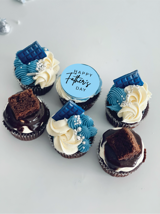 Fathers Day Celebration Cupcakes