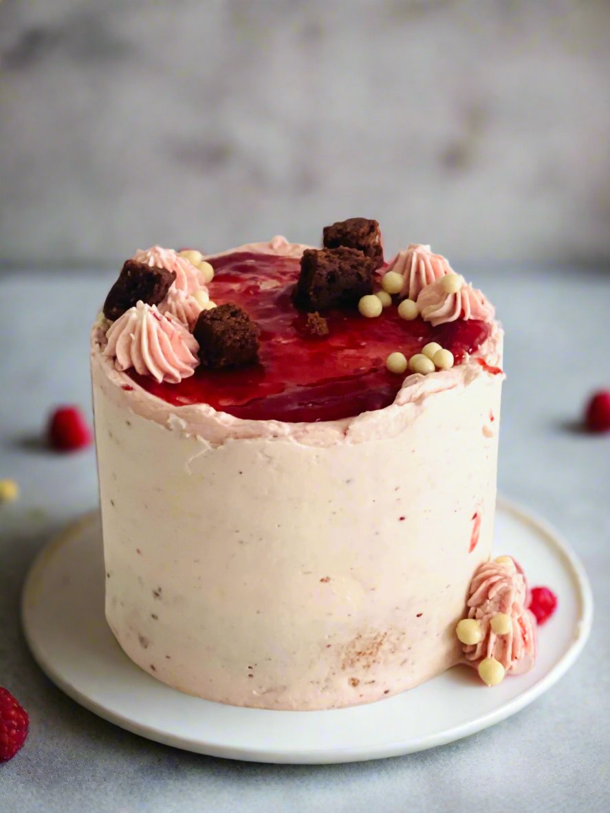 Vanilla Raspberry Cake – 160 Degrees