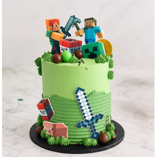 Minecraft cake