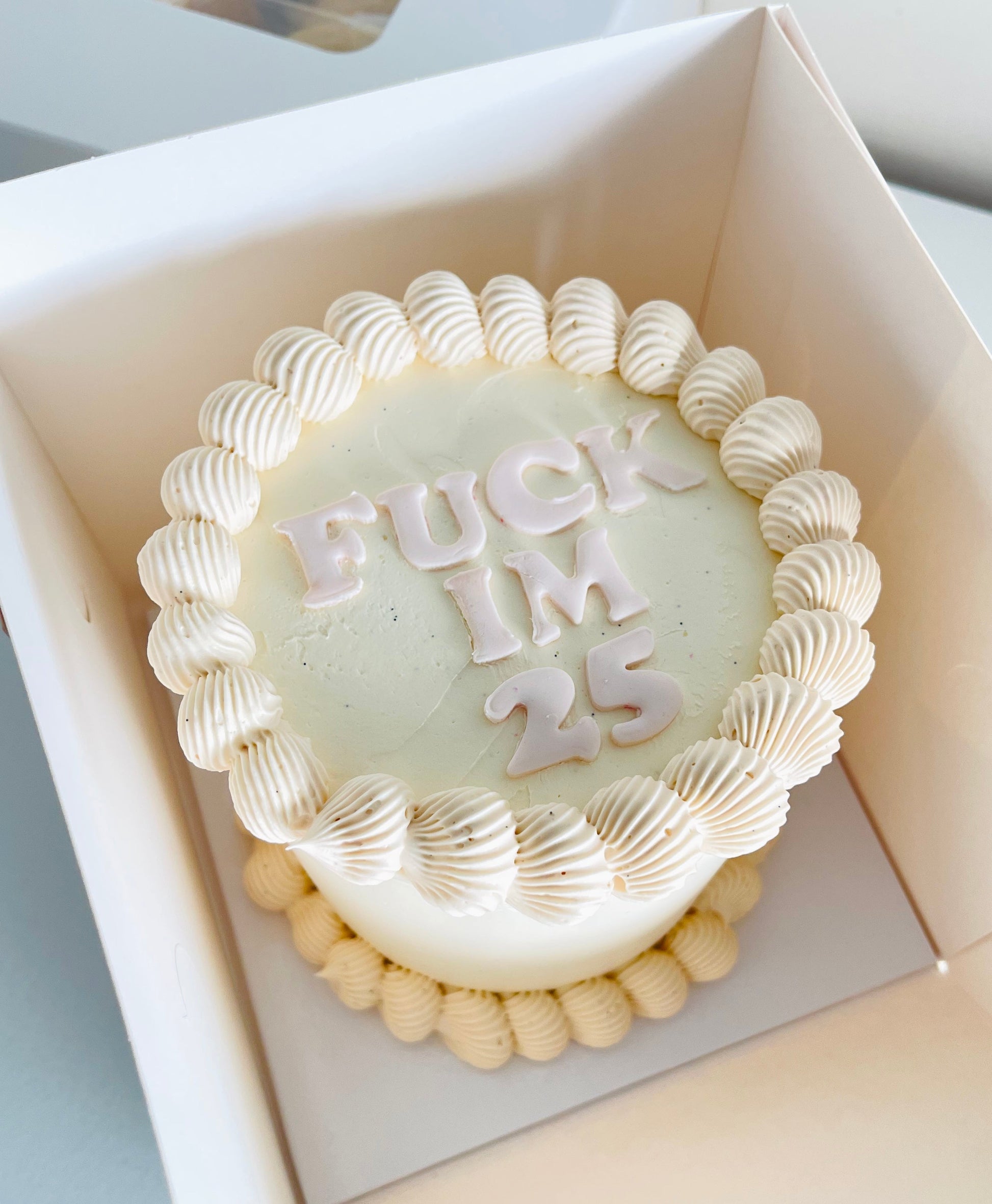 fuck I am 45 mini cake