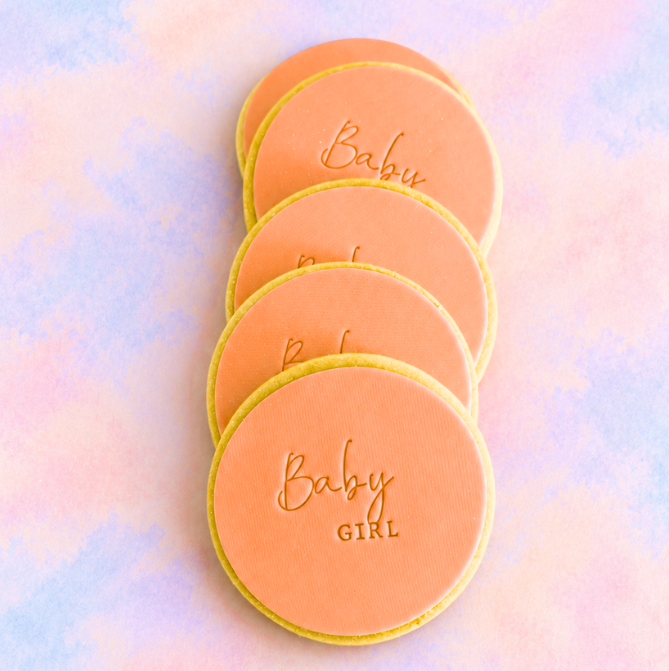 Baby Girl Cookies – Baby Shower Sugar Cookies