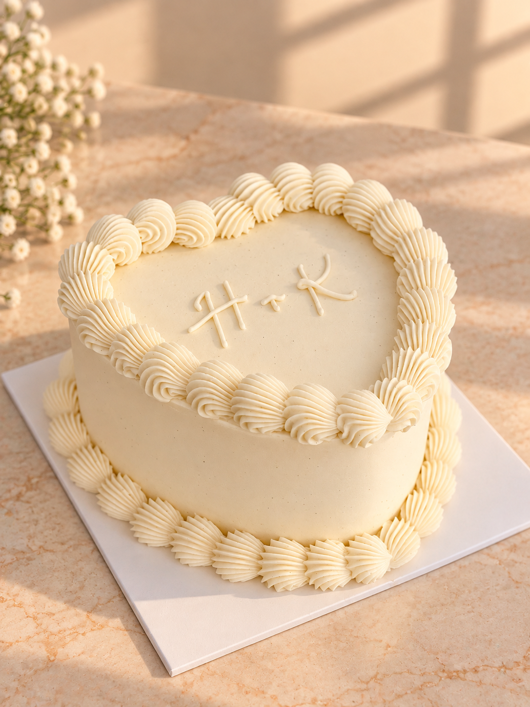 Mila | Vintage Heart Cake